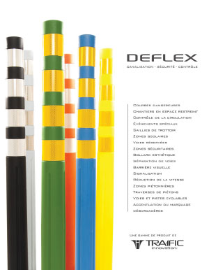Trafic Innovation Flexibles delineators – Deflex Catalog