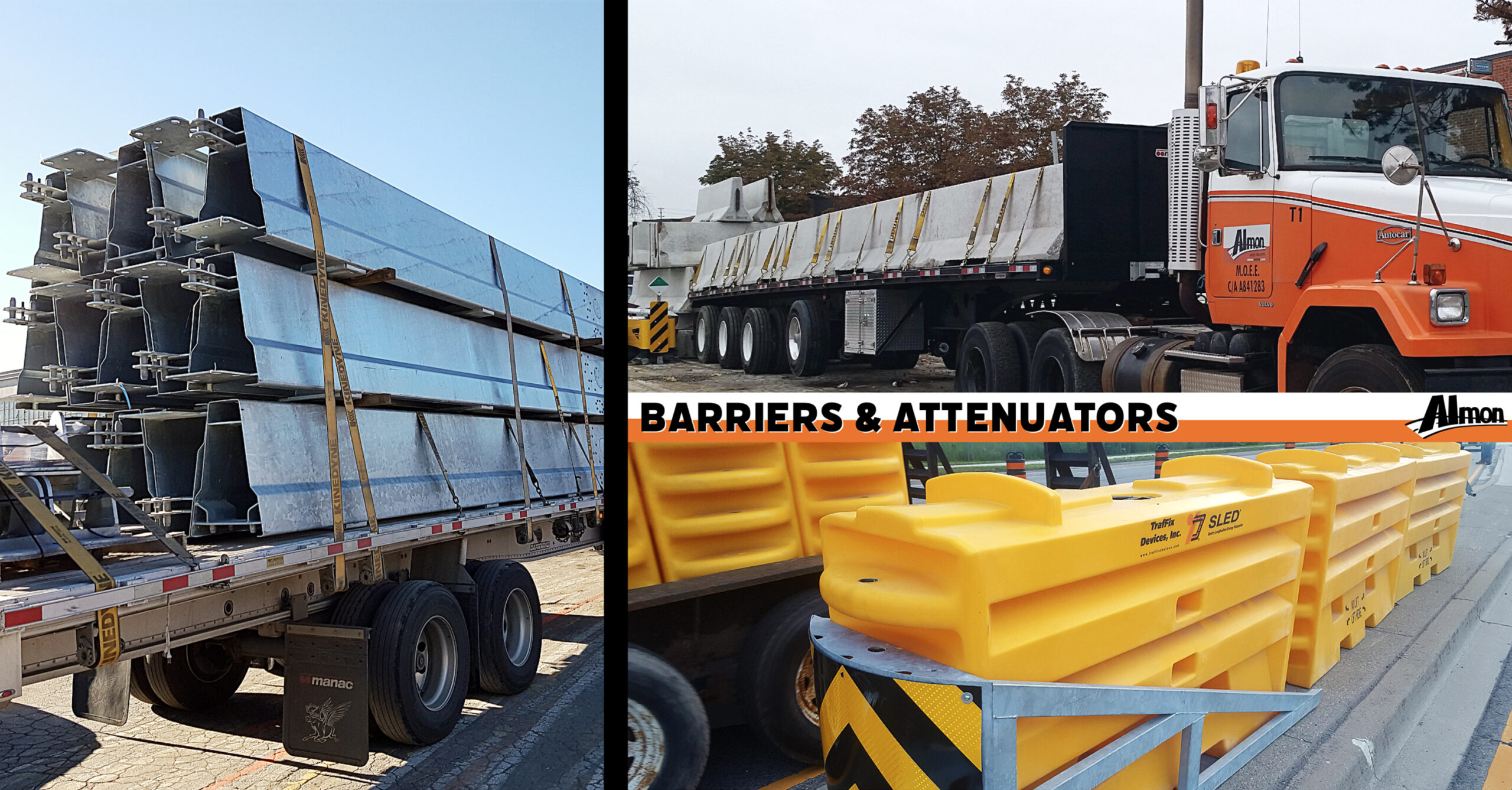 Almon Barriers and Attenuators